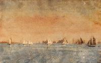 Homer, Winslow - Gloucester Harbor, Fishing Fleet